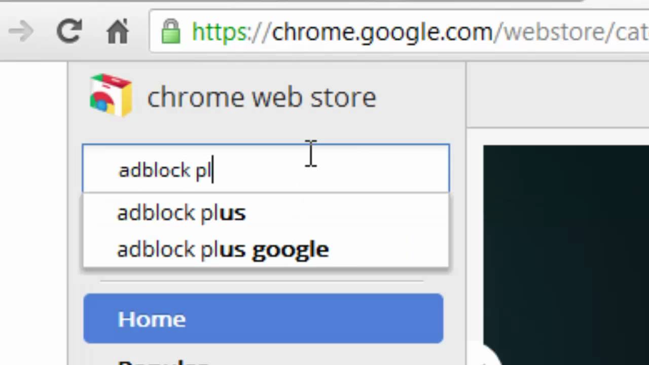 enable adblock plus for chrome