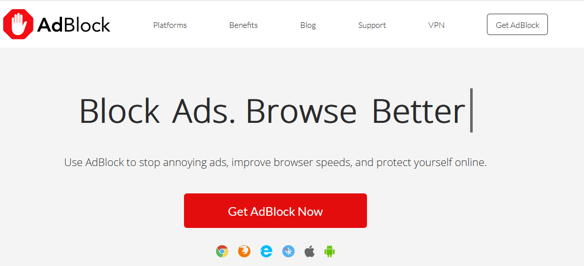 enable adblock plus for chrome